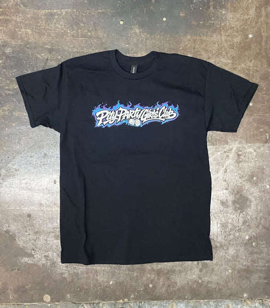 PITY PARTY GIRLS CLUB 2026 TOUR TEE (BLUE FLAMES LOGO)